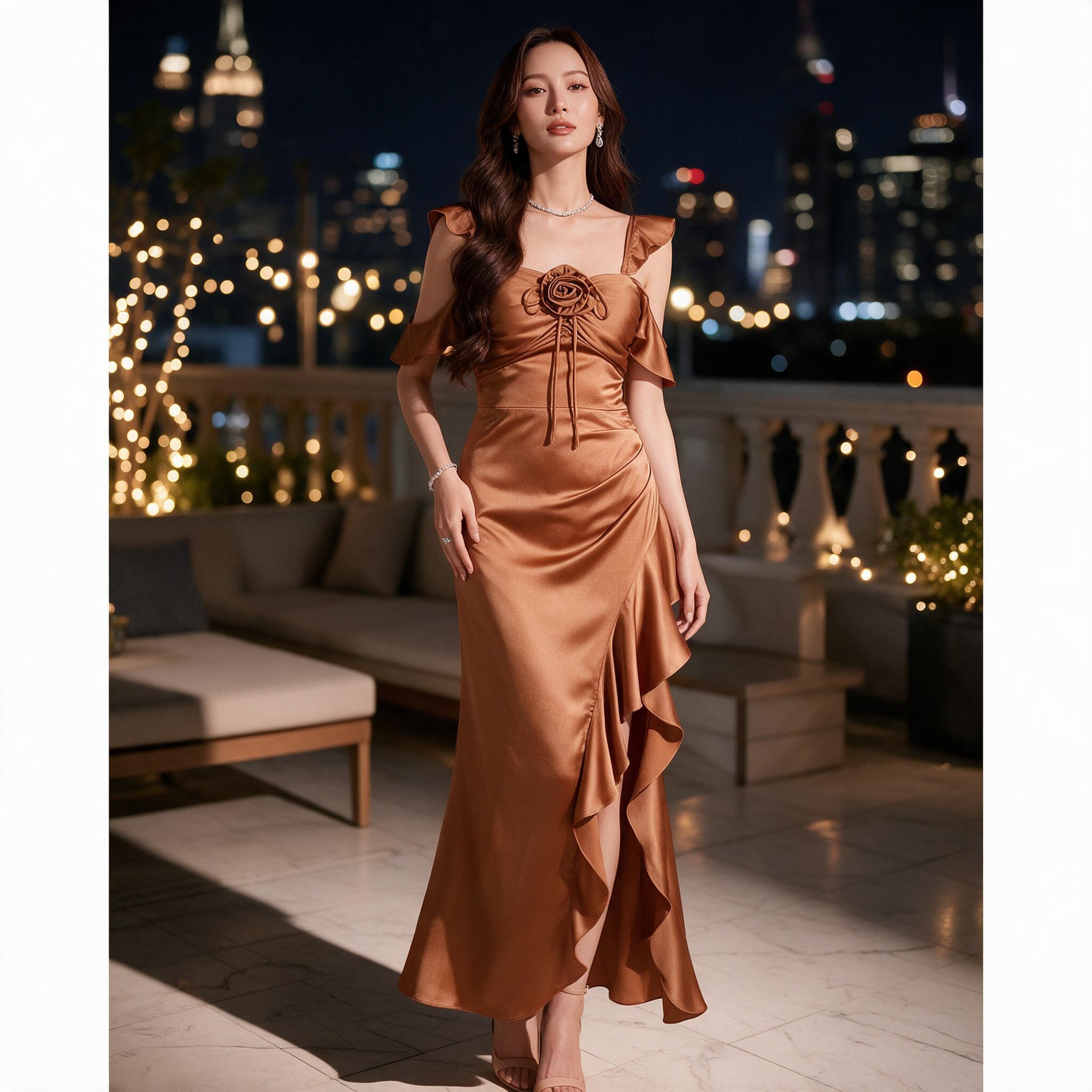 ชุดออกงาน ชุดเพื่อนเจ้าสาว koolykool(พร้อมส่ง S-2XL)