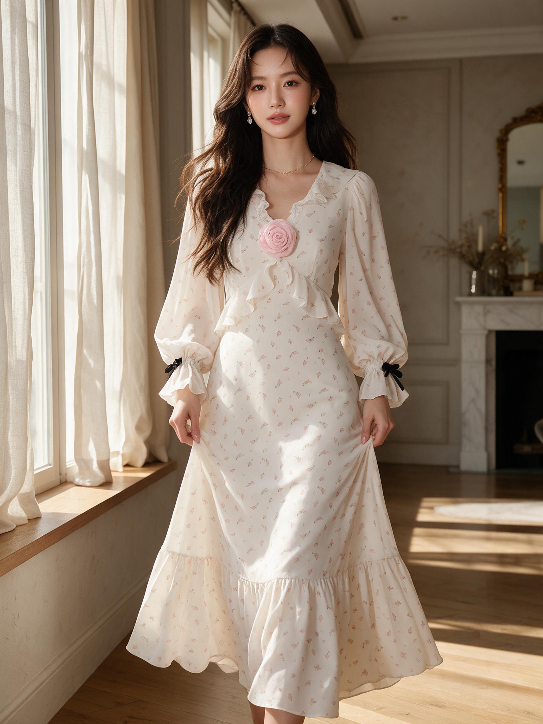 PRINCESS SUITE MAXI DRESS เดรสยาว ชุดออกงาน (FF0866)