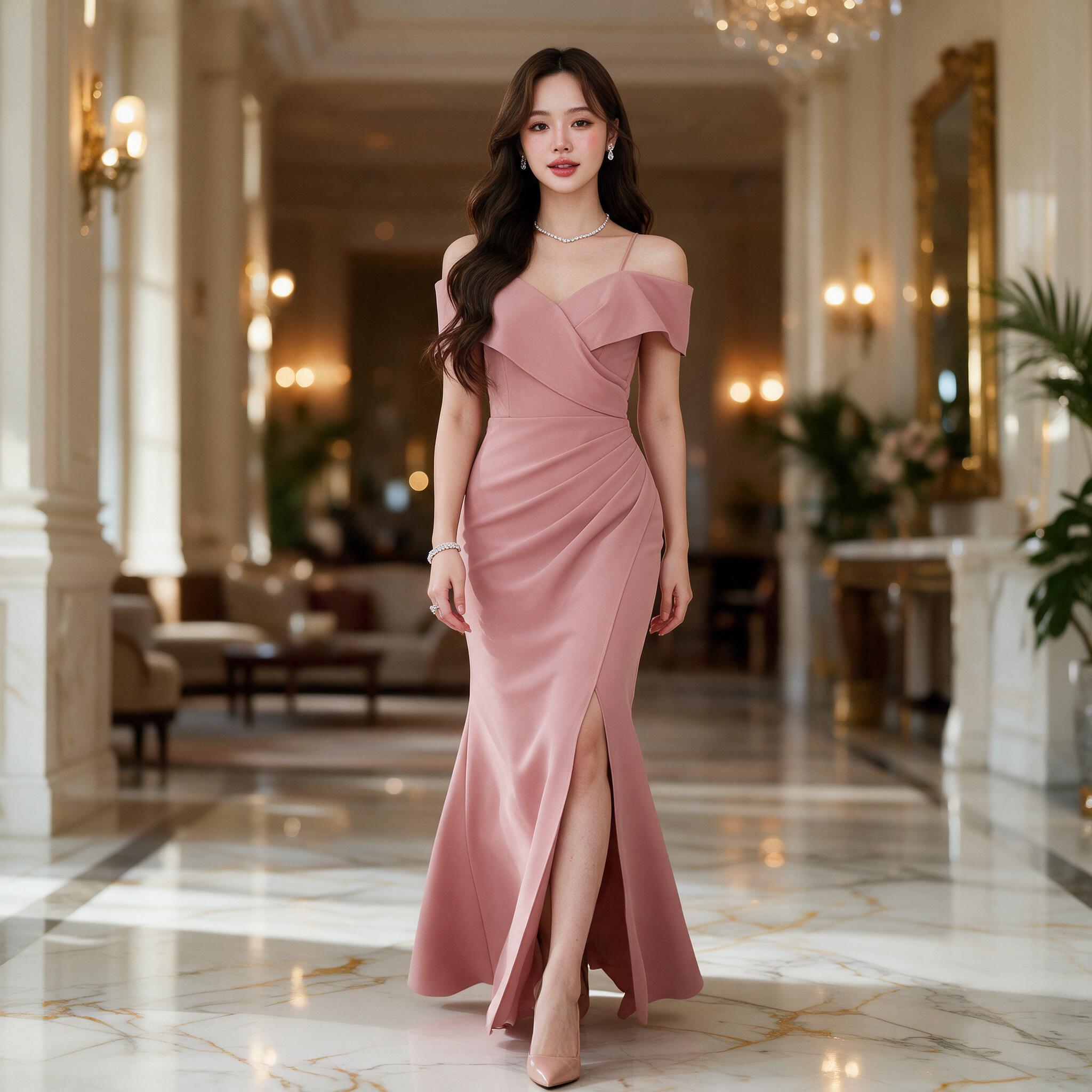 ชุดออกงาน ชุดเพื่อนเจ้าสาว koolykool(พร้อมส่ง S-2XL)