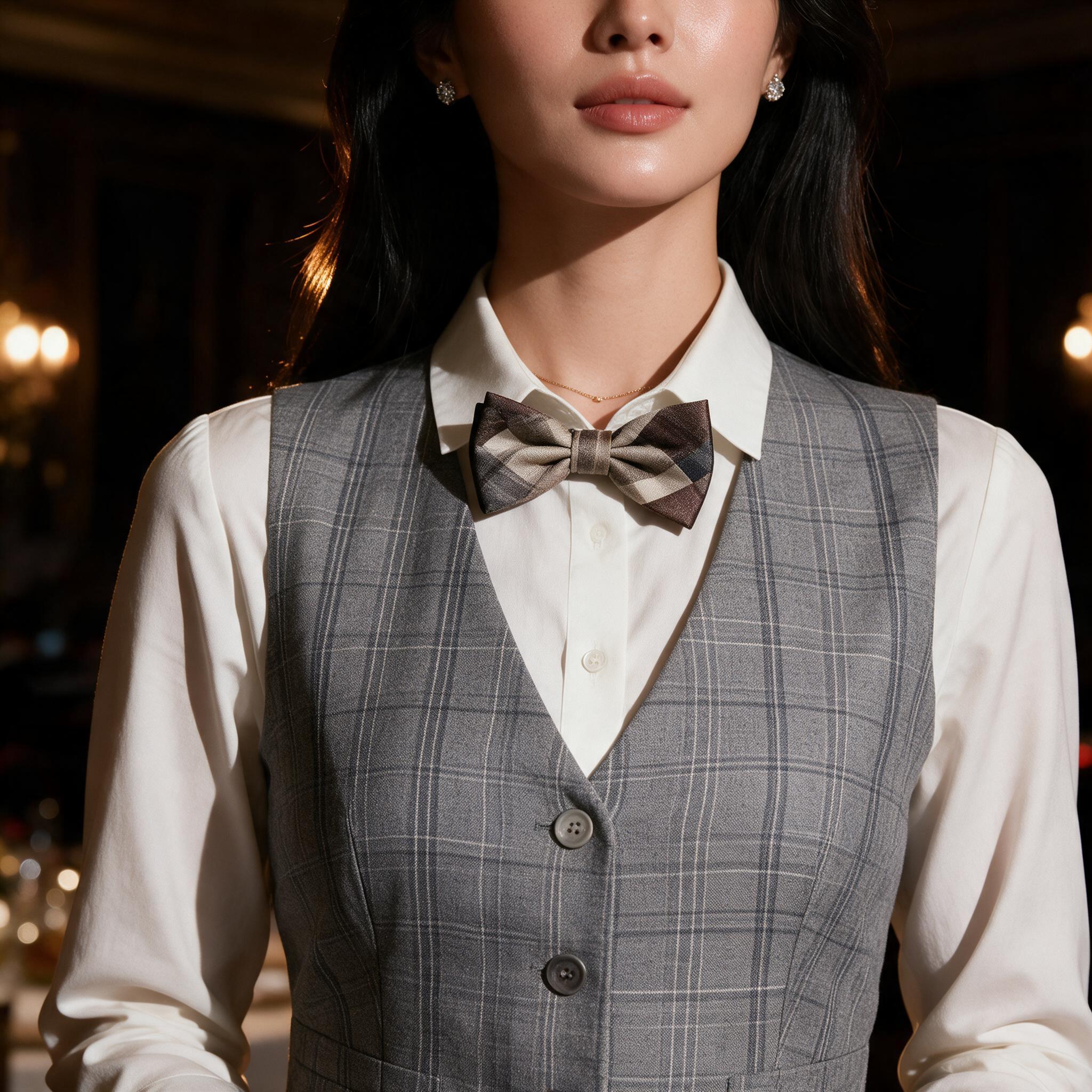 Brooklyn & Brighton - Bow Tie Waistcoat ชุดออกงานเด็กชาย - รายละเอียดผ้าและงานตัดเย็บ