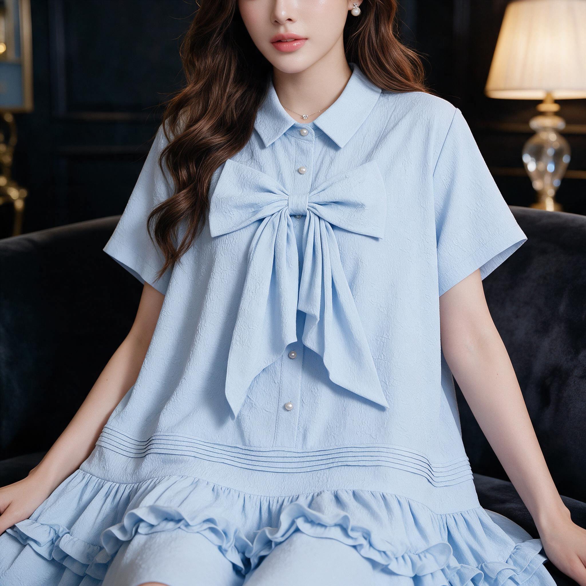 DAYDREAM MINI DRESS เดรสสั้น เดรสแขนสั้น ชุดออกงาน - รายละเอียดผ้าและงานตัดเย็บ