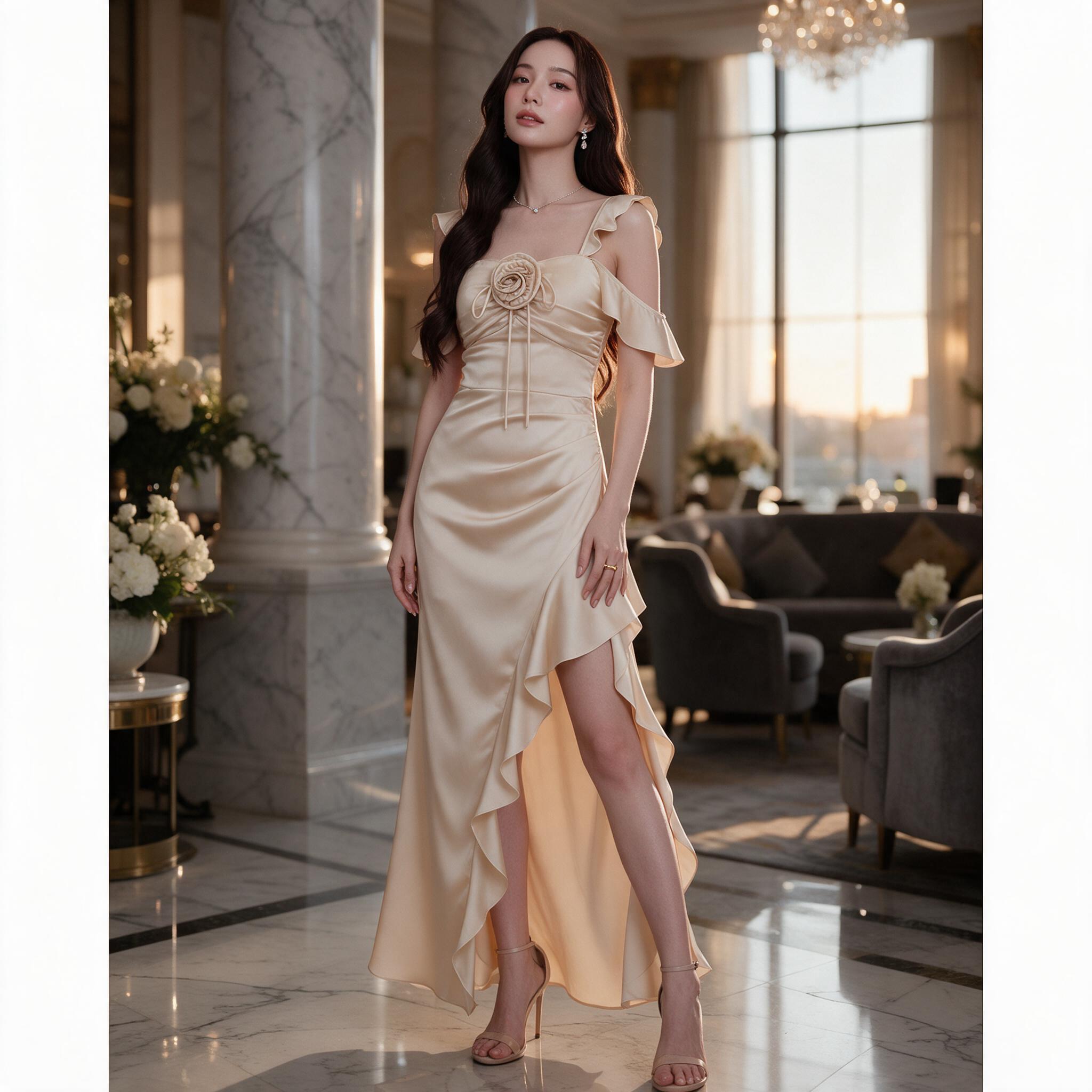 ชุดออกงาน ชุดเพื่อนเจ้าสาว koolykool(พร้อมส่ง S-2XL) - ลุคใส่จริง