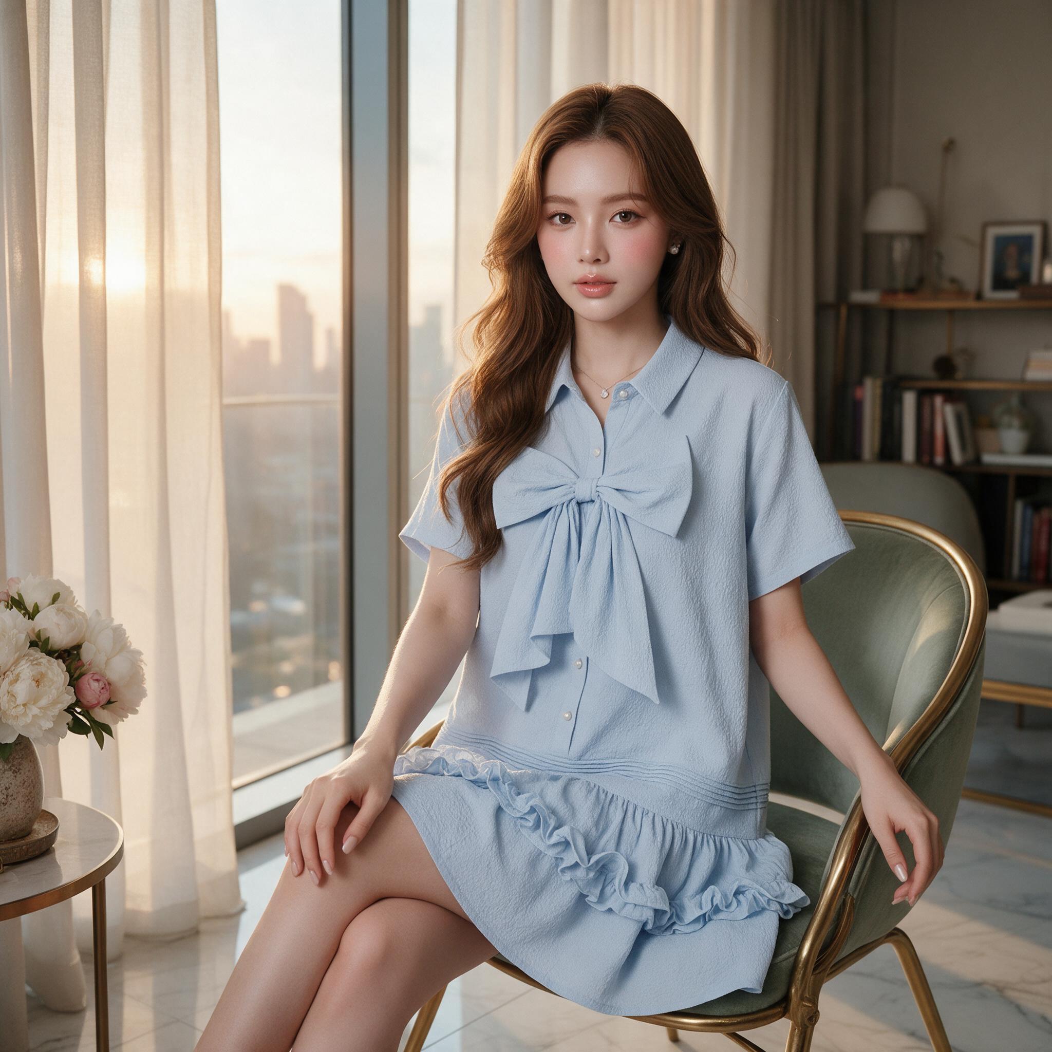 DAYDREAM MINI DRESS เดรสสั้น เดรสแขนสั้น ชุดออกงาน - ลุคใส่จริง