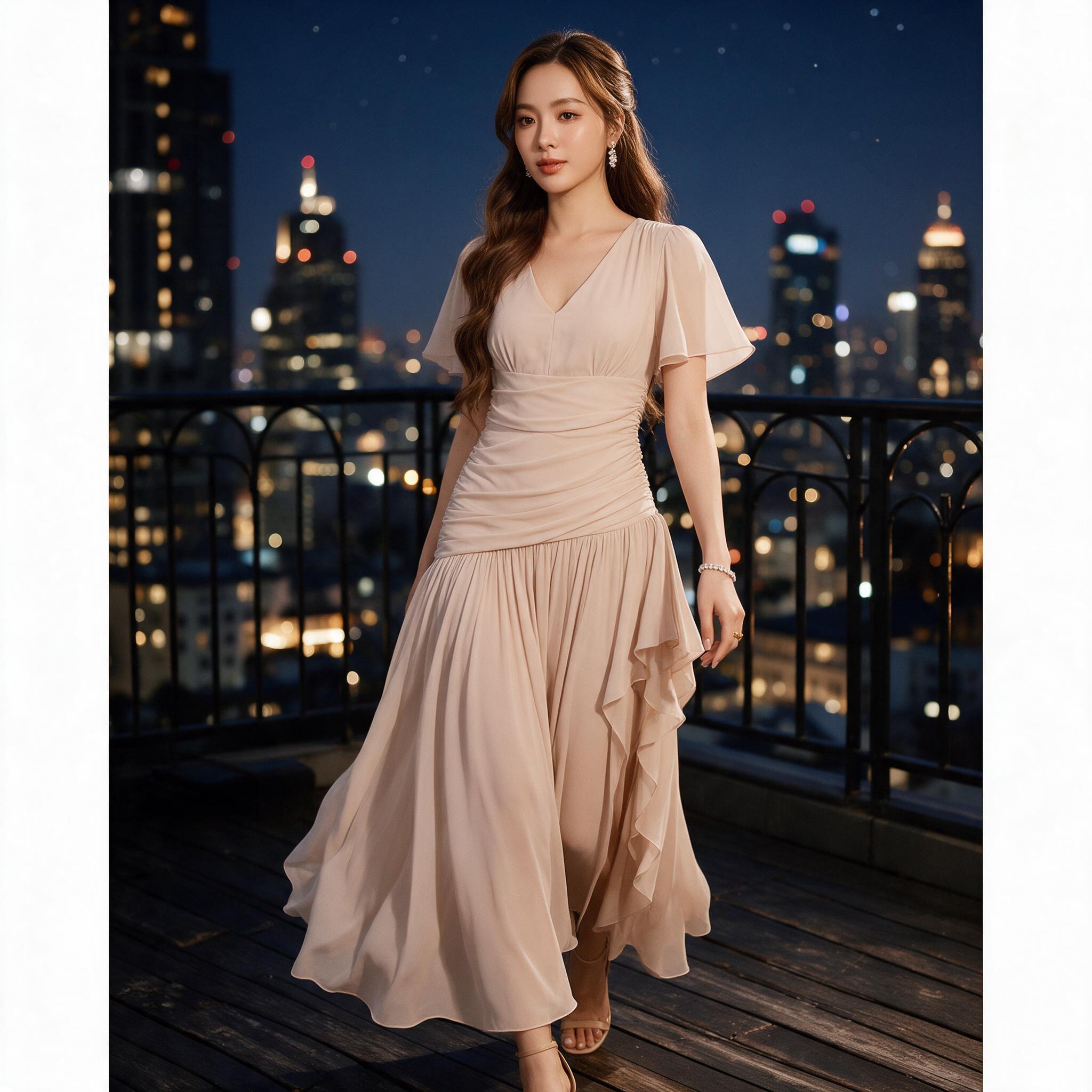 ชุดออกงาน ชุดเพื่อนเจ้าสาว koolykool (พร้อมส่ง - ลุคใส่จริง