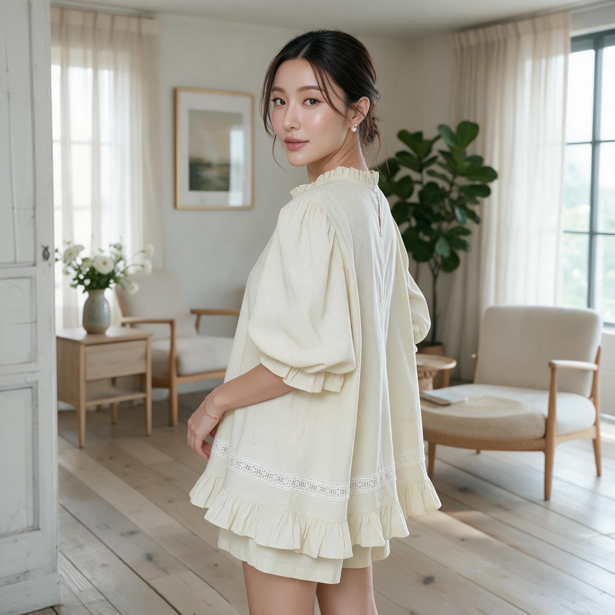 Little Daisy Outfit ชุดเซ็ท เดรส และเสื้อสไตล์น่ารัก - ลุคใส่จริง