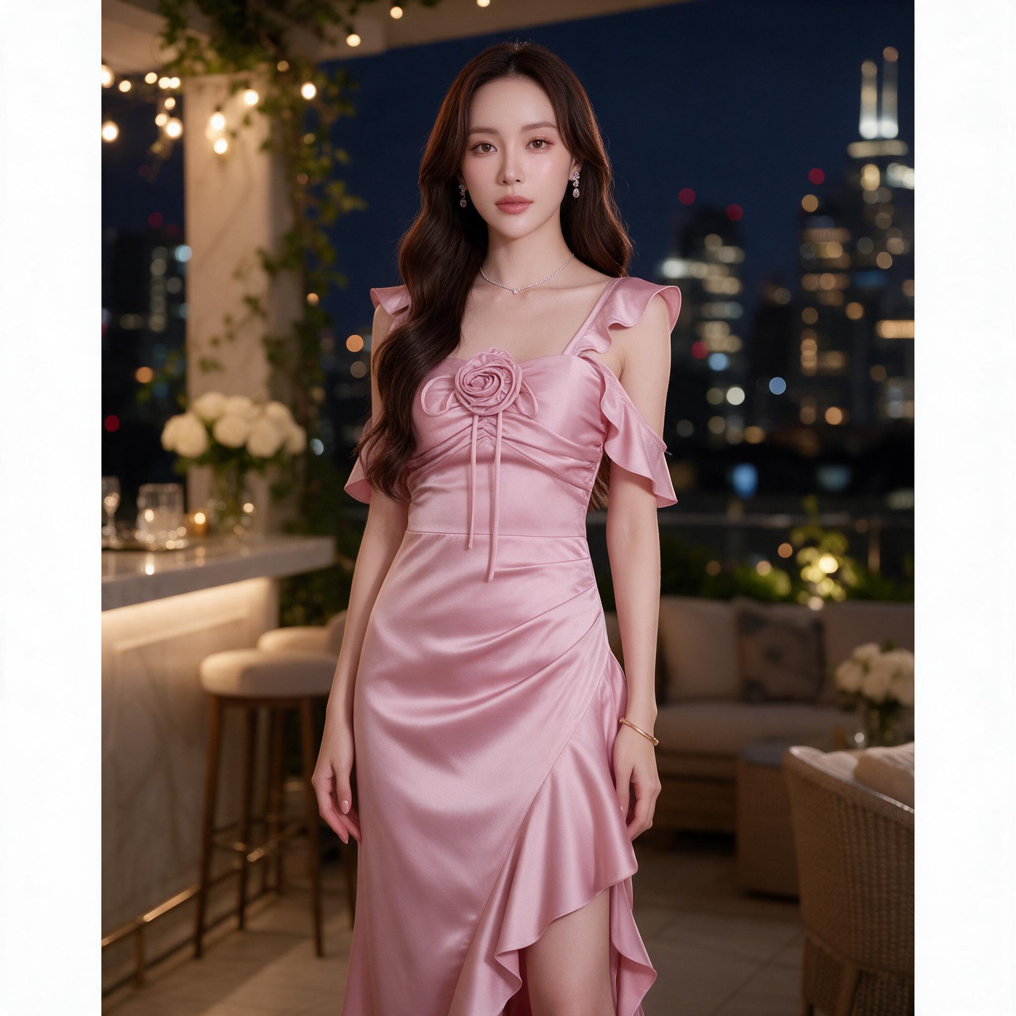 ชุดออกงาน ชุดเพื่อนเจ้าสาว koolykool(พร้อมส่ง S-2XL) - ลุคพอร์ตเทรต