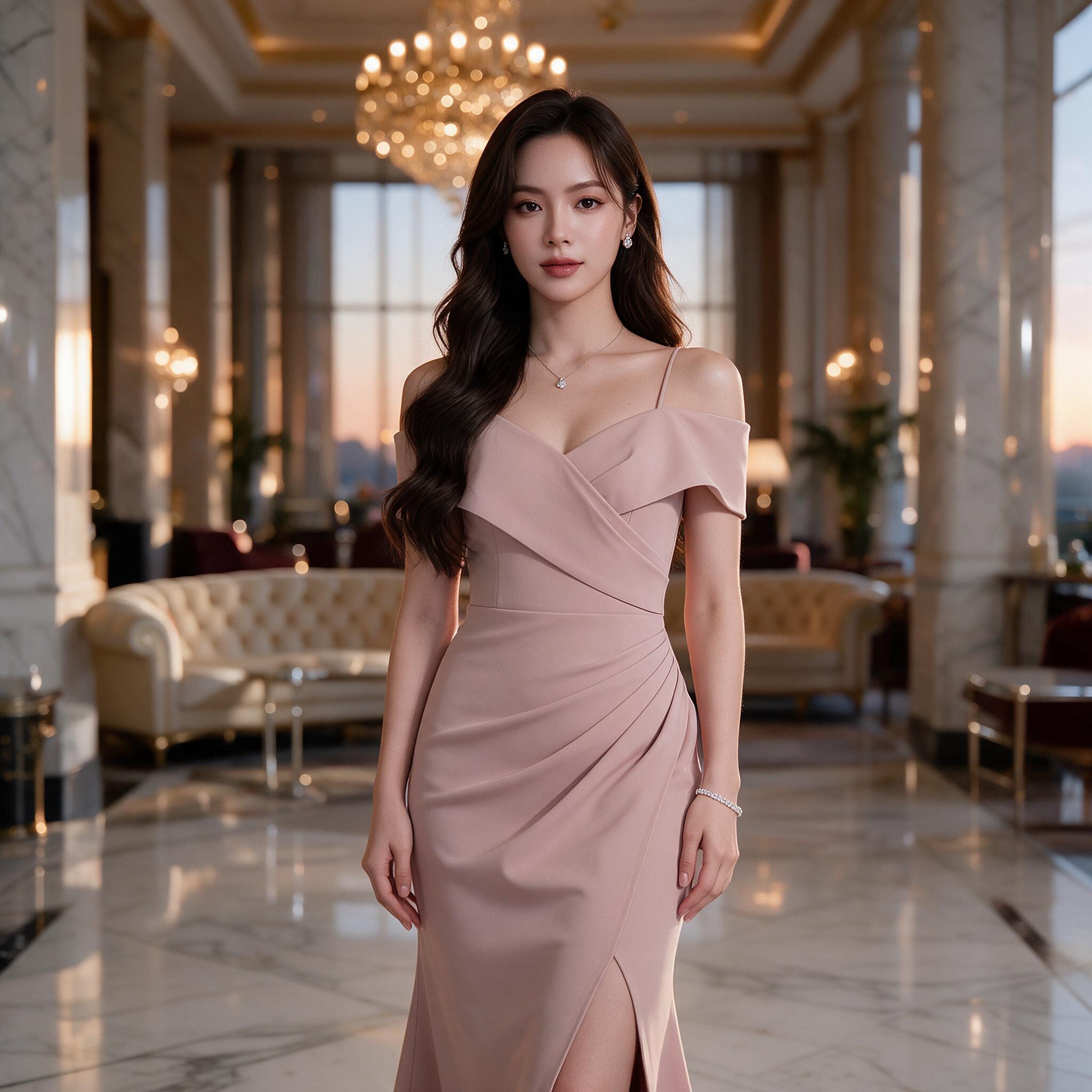 ชุดออกงาน ชุดเพื่อนเจ้าสาว koolykool(พร้อมส่ง S-2XL) - ลุคพอร์ตเทรต