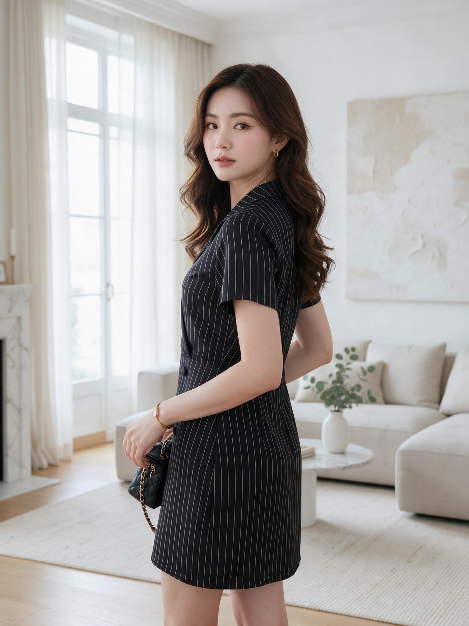 Tori dress - ชุดเดรสทำงาน ชุดทำงานผู้หญิง เดรสคอปก