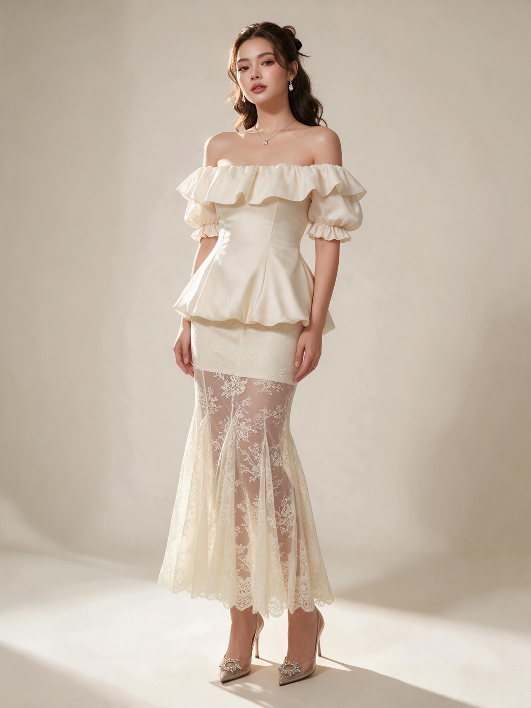 Lady M | La nunit muse set plussize ชุดเซต 2 ชิ้น