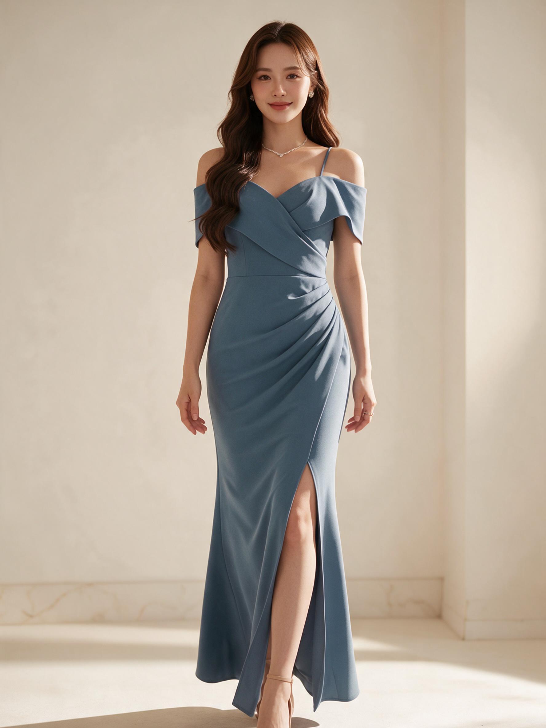 ชุดเพื่อนเจ้าสาว  ชุดออกงาน ชุดไปงาน s m l xl 2xl