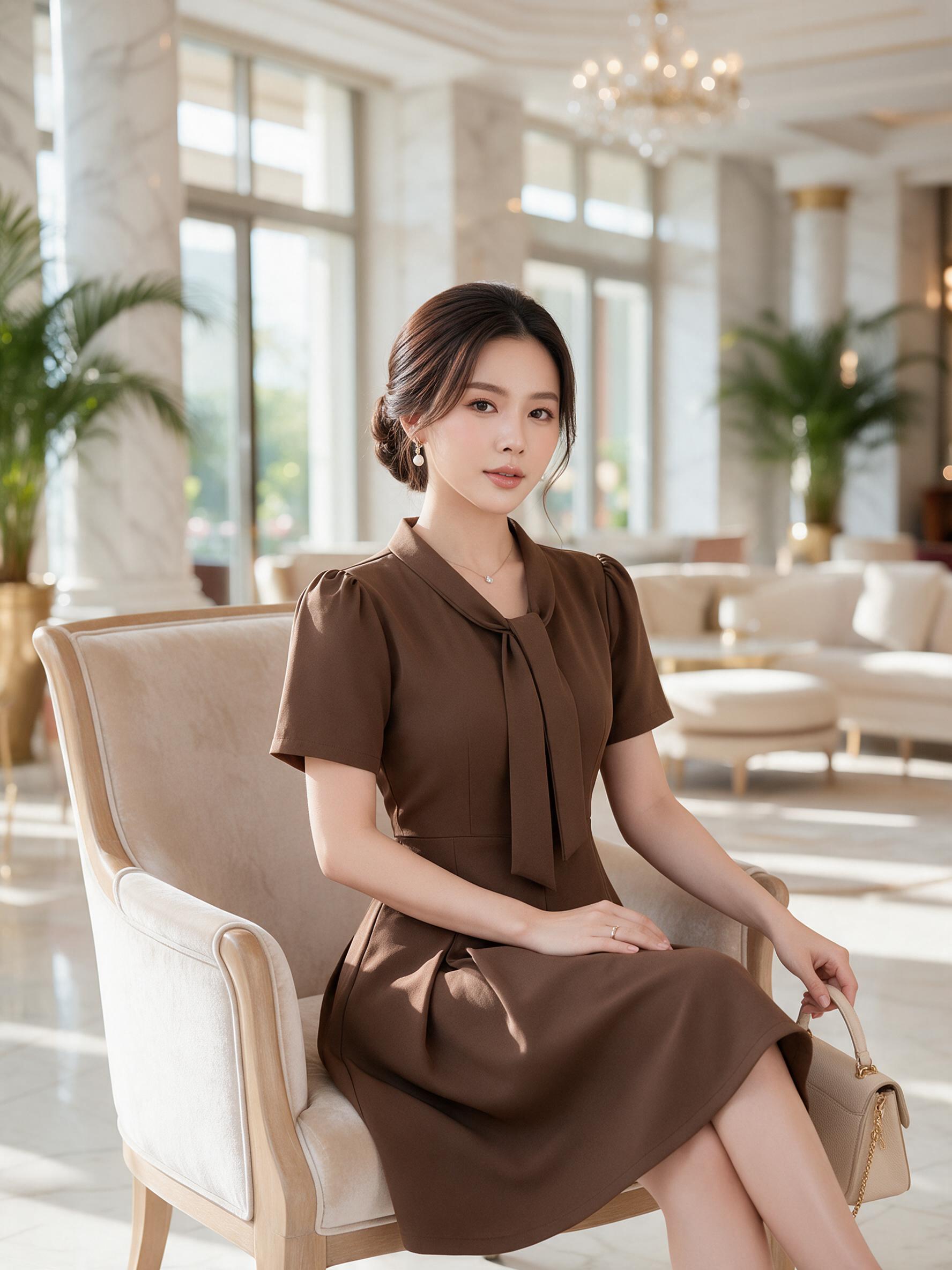 My ada dress - ชุดเดรสทำงาน ชุดทำงานผู้หญิง เครสคอไทด์