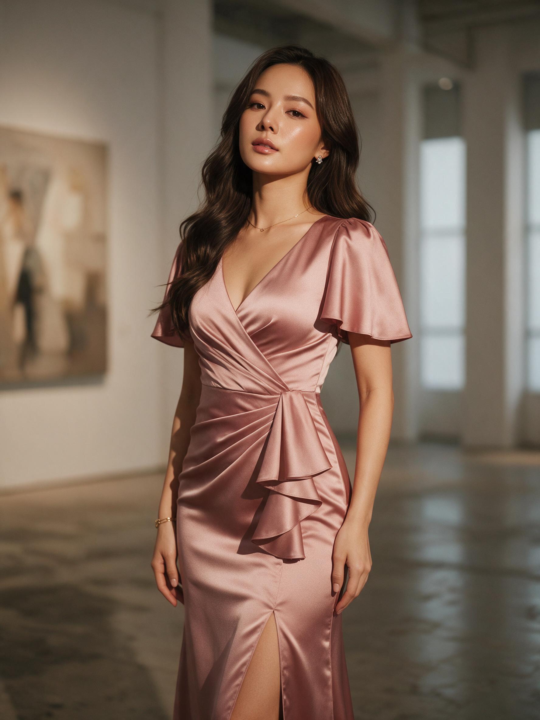 ชุดออกงาน ชุดเพื่อนเจ้าสาว koolykool(พร้อมส่ง S-2XL) - ลุคใส่จริง