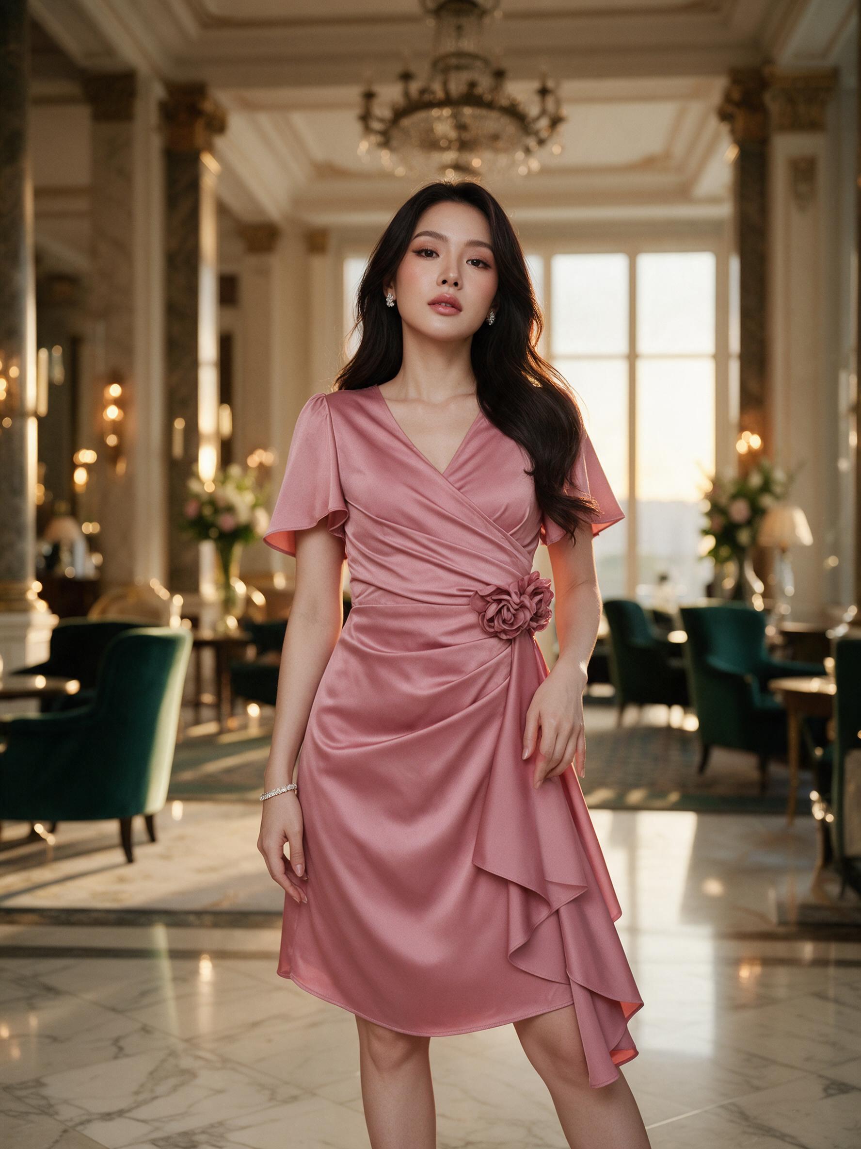 ชุดออกงาน ชุดเพื่อนเจ้าสาว koolykool(พร้อมส่ง S-4XL) - ลุคใส่จริง