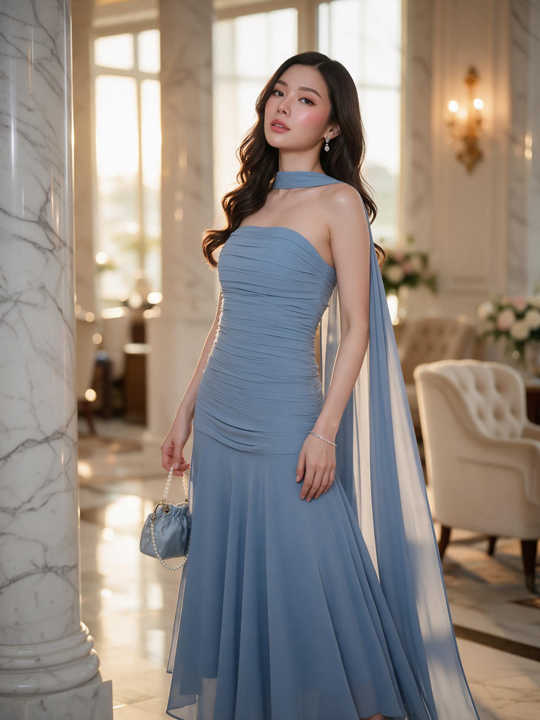ชุดออกงาน ชุดเพื่อนเจ้าสาว koolykool(พร้อมส่ง XS-XL) - ลุคใส่จริง