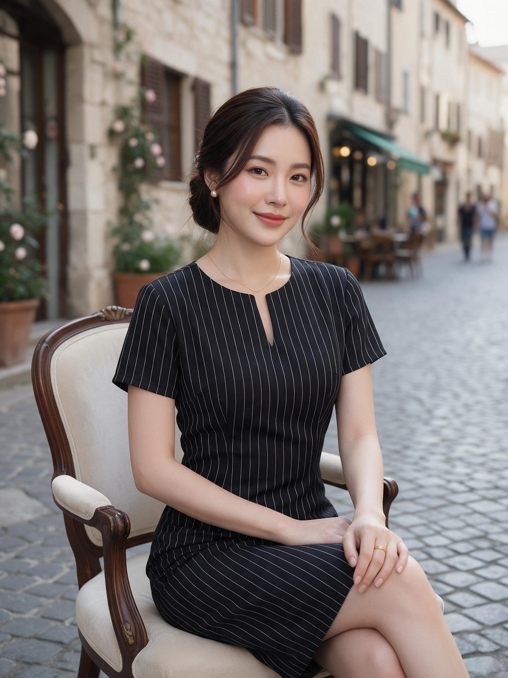Basic me dress (ลายพิเศษ) - ชุดเดรสทำงาน ชุดทำงานผู้หญิง - ลุคใส่จริง