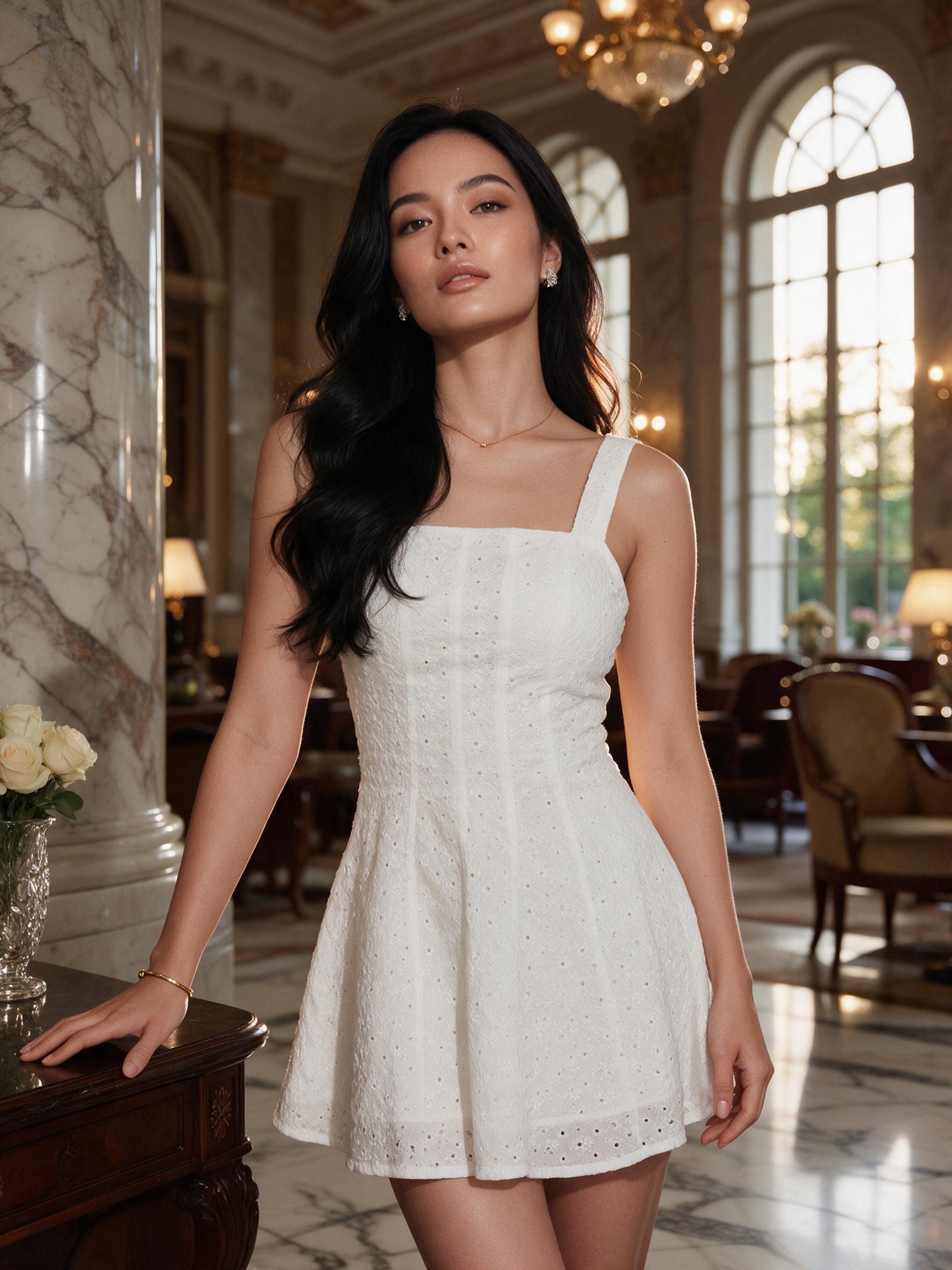 �Everywhere - MADELYN Mini dress V.1(พร้อมส่ง) - ลุคใส่จริง