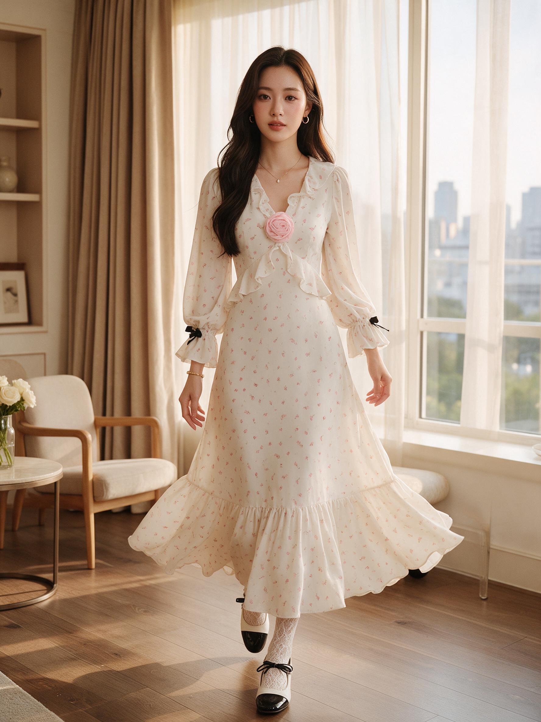 PRINCESS SUITE MAXI DRESS เดรสยาว ชุดออกงาน (FF0866) - ลุคใส่จริง