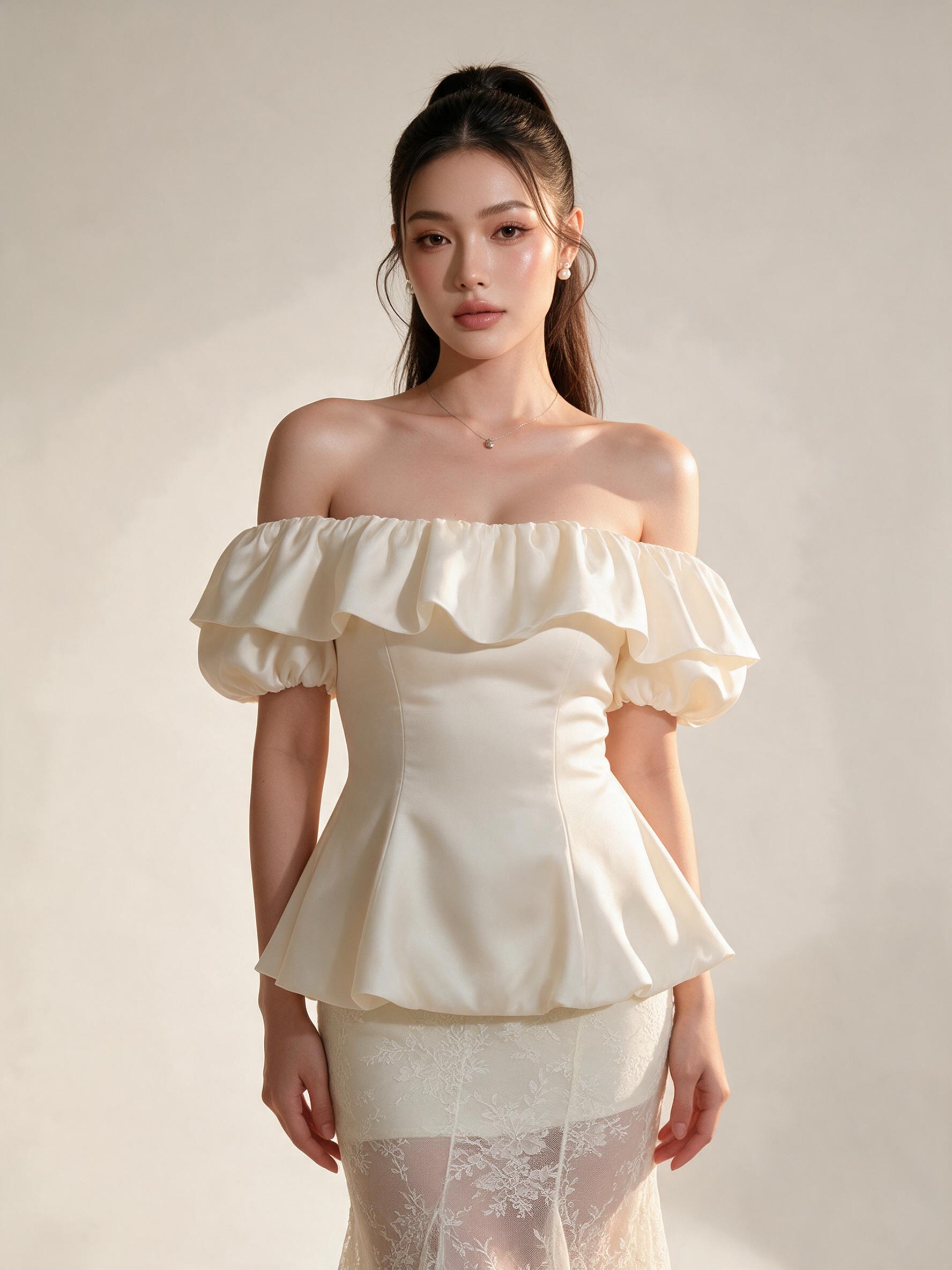 Lady M | La nunit muse set plussize ชุดเซต 2 ชิ้น - ลุคพอร์ตเทรต