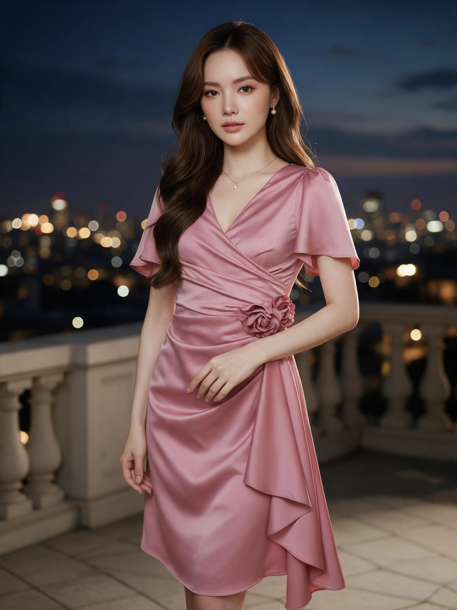 ชุดออกงาน ชุดเพื่อนเจ้าสาว koolykool(พร้อมส่ง S-4XL) - ลุคพอร์ตเทรต