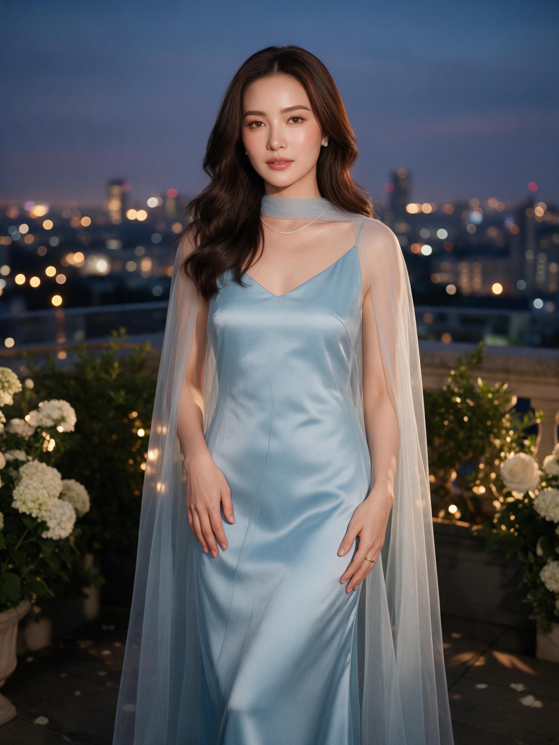 s m l xl พร้อมส่ง เดรสเพื่อนเจ้าสาว เดรสออกงานแต่ง - ลุคพอร์ตเทรต