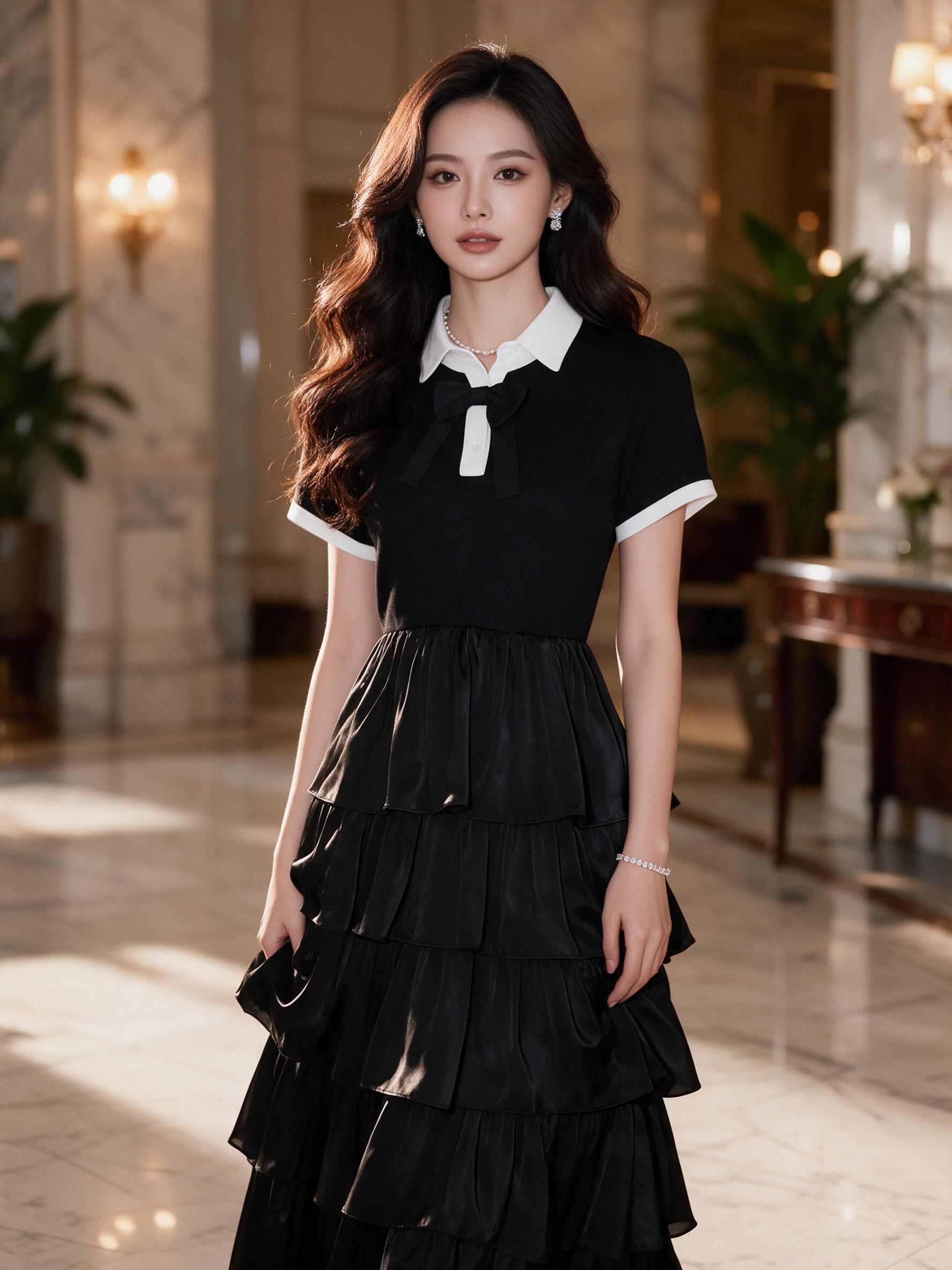LILA JUNE MAXI DRESS เดรสยาว เดรสเสื้อเชิ้ต กระโปรงชั้นๆ - ลุคพอร์ตเทรต